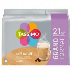 TASSIMO - Café Au Lait - boite de 21 Dosettes - 242 g