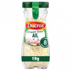 DUCROS - Ail émincé Premiere Saveur - flacon de 14 g