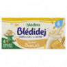 BLEDINA - Blédidej Lait et céréales Saveur Biscuit bébé dès 6 mois - paquet de 4x250 ml
