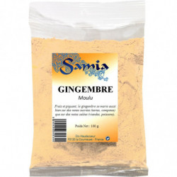 LOT DE 4 - SAMIA - Gingembre moulu - Epices - sachet de 100 g