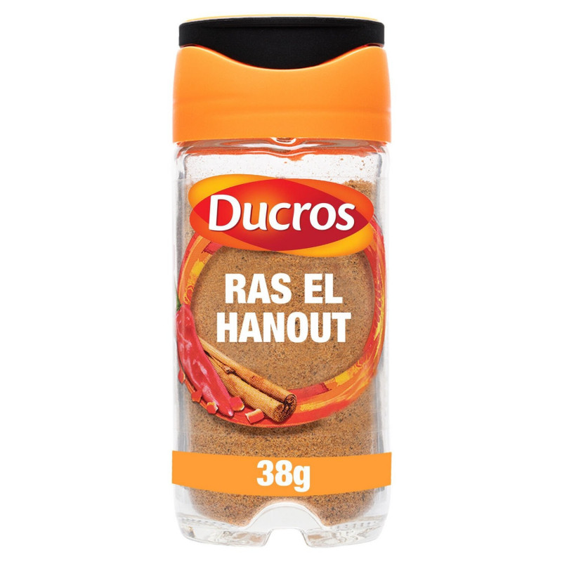 LOT DE 4 - DUCROS - Epices Ras el Hanout - Epices - flacon de 38 g