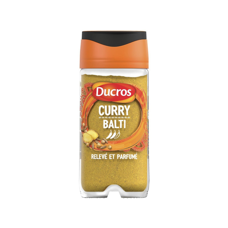 LOT DE 2 - DUCROS - Curry Balti - Epices - flacon de 39 g