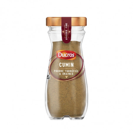 LOT DE 2 - DUCROS - Cumin torréfié - Epices - flacon de 50 g