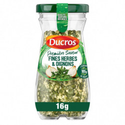 LOT DE 5 - DUCROS - Fines herbes Oignons Première Saveur - Herbes - flacon de 16 g