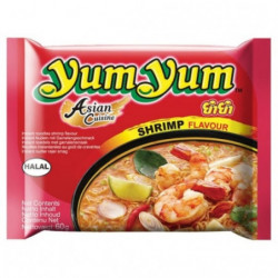 LOT DE 5 - YUM YUM - Nouilles Instantanées Crevettes - paquet de 60 g