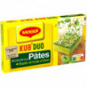 LOT DE 3 - MAGGI - KUB DUO Pates Basilic et Huile D'Olive - Bouillons - boite de 10 cubes - 105 g