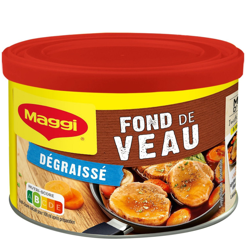 MAGGI - Fond de Veau Dégraissé - Fonds de sauce et Fumets - boite de 100 g