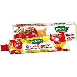 LOT DE 3 - PANZANI - Sauce tomate cuisinée aux petits légumes - tube de 220 g