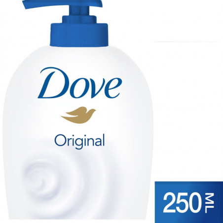 LOT DE 6 - DOVE - Savon liquide Original Creme lavante Soin des mains - pompe de 250 ml