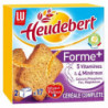 LOT DE 4 - HEUDEBERT - Biscottes aux céréales complètes Forme - boite de 280 g