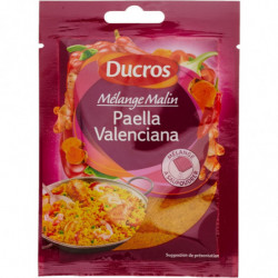 LOT DE 5 - DUCROS - Mélange Pour Paella - sachet de 20 g