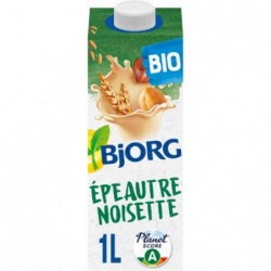 LOT DE 4 - BJORG- Boisson Épeautre Noisette - brique de 1 l