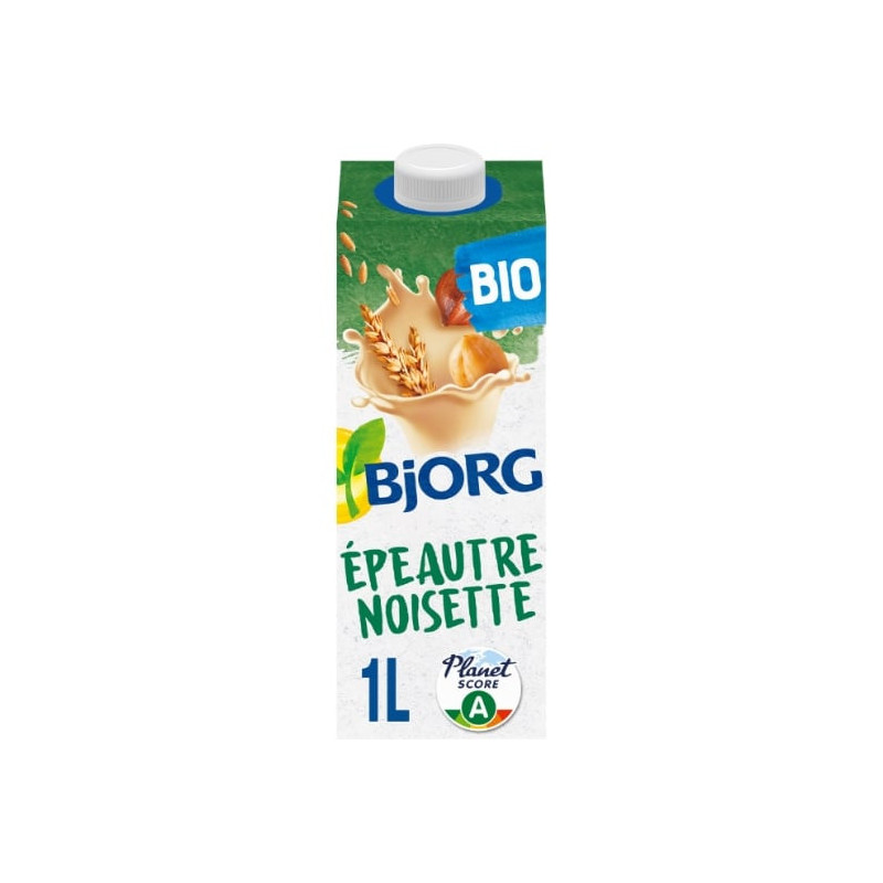LOT DE 4 - BJORG- Boisson Épeautre Noisette - brique de 1 l