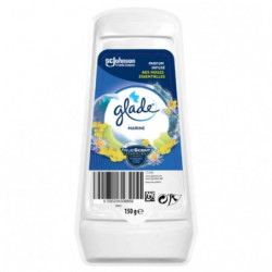 LOT DE 5 - GLADE BY BRISE - Gel Désodorisant WC Fraicheur Marine - Bloc de 150 g