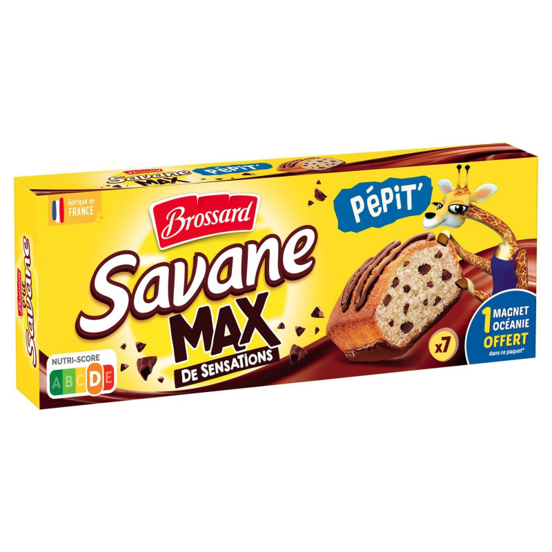 LOT DE 5 - BROSSARD - Savane Pépit' Max de sensations - boite de 210 g