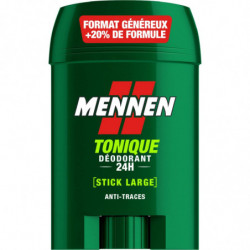 LOT DE 3 - MENNEN - Tonique Déodorant Stick large 24H - stick de 50 ml