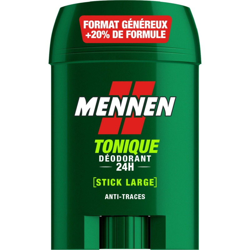LOT DE 3 - MENNEN - Tonique Déodorant Stick large 24H - stick de 50 ml