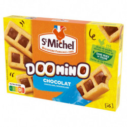 LOT DE 2 - ST MICHEL - Doomino Chocolat - Gâteaux pockets - boite de 180 g