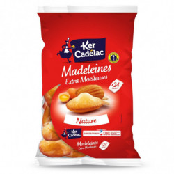 LOT DE 2 - KER CADELAC - Madeleines extra moelleuses - paquet de 24 - 600 g