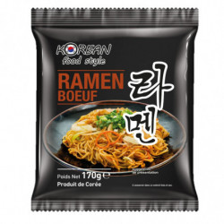 LOT DE 4 - KOREAN FOOD STYLE - Nouilles ramen Buf - sachet de 170 g