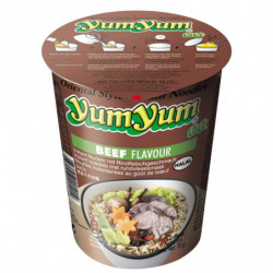 LOT DE 2 - YUM YUM - Soupe nouille Saveur Boeuf - pot de 70 g
