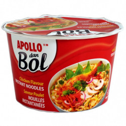 LOT DE 6 - APOLLO - Nouilles dan bol saveur Poulet - pot de 85 g