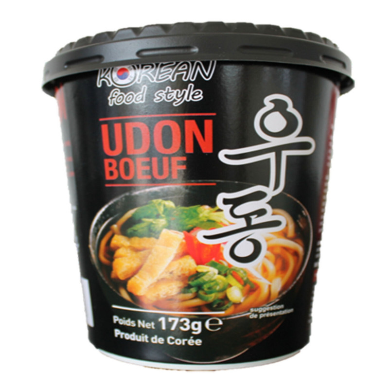 KOREAN FOOD STYLE - Nouilles Udon Boeuf - pot de 173 g