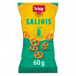 LOT DE 6 - SCHAR - Salinis sans gluten sans lactose - sachet de 60 g