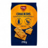 LOT DE 4 - SCHAR - Crackers sans gluten sans lactose - sachet de 210 g