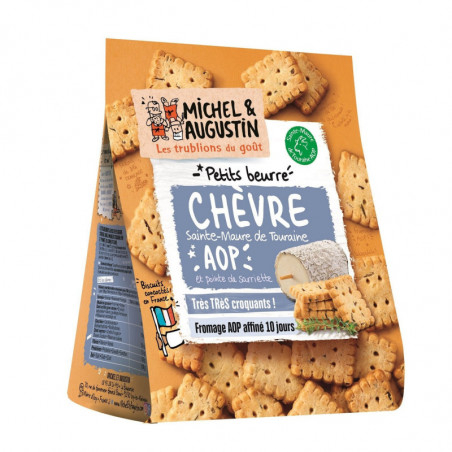 LOT DE 5 - MICHEL ET AUGUSTIN - Petits beurre Chèvre AOP - sachet de 100 g