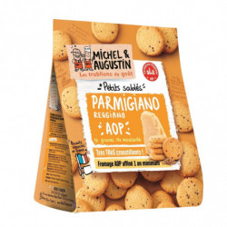MICHEL ET AUGUSTIN - Petits sablés Parmigiano AOP - sachet de 120 g