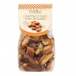 LOT DE 3 - DOLCIOSO - Biscuits apéritifs Cantucci Amandes - paquet de 250 g