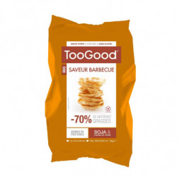 LOT DE 2 - TOOGOOD - Biscuits apéritifs saveur Barbecue - paquet de 85 g
