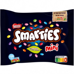 LOT DE 5 - SMARTIES - Mini Bonbons de chocolat au lait - sachet de 375 g