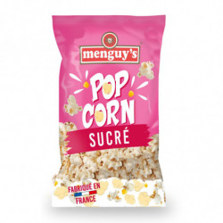 LOT DE 4 - MENGUY'S - Pop corn éclaté Sucré - sachet de 100 g