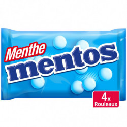 LOT DE 6 - MENTOS - Bonbons Menthe - paquet de 152 g