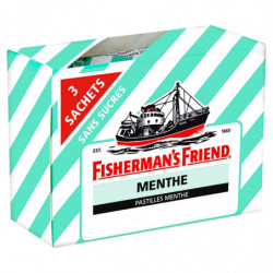 LOT DE 2 - FISHERMAN'S FRIEND - Bonbons Menthe sans sucres - boite de 75 g