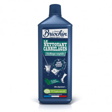 LOT DE 2 - BRIOCHIN - Nettoyant Ménager Carrelage Parfum Eucalyptus - flacon de 1 l