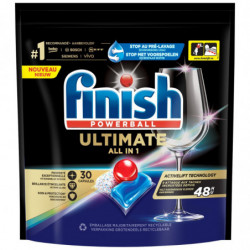 LOT DE 5 - FINISH - Powerball Ultimate  All In 1 Tablettes lave-vaisselle - sachet de 30 tablettes
