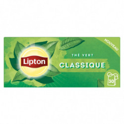LIPTON - Thé vert Classique - boîte de 30 sachets - 48 g
