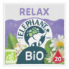 LOT DE 5 - ELEPHANT - Infusion Bio Relax - boite de 20 Sachets Pyramid®
