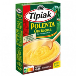 LOT DE 4 - TIPIAK - Polenta Onctueuse Sans Pesticide - 400 g