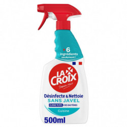 LA CROIX - Cuisine Désinfectant Sans Javel Nettoyant Ménager - spray de 500 ml