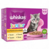 LOT DE 6 - WHISKAS - Junior Les Festins à la volaille en Gelée Pâtée pour chat - boite de 12 sachets de 85 g
