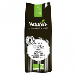 LOT DE 6 - NATURELA - Café moulu Moka Ethiopia Bio - paquet de 250 g