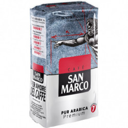 SAN MARCO - Café moulu pur arabica - paquet de 250 g