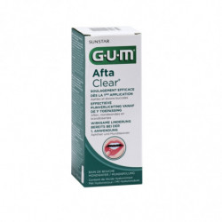 SUNSTAR - Gum Afta Clear aphtes Bain de bouche - flacon de 120 ml