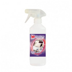 LOT DE 3 - IO - Désinfectant Textiles Antibactérien Virucide - spray de 500 ml