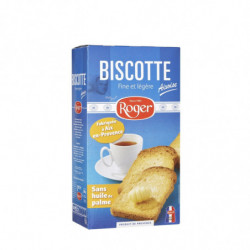 LOT DE 3 - ROGER - Biscotte fine et légère - boite de 280 g