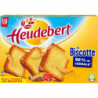LOT DE 6 - HEUDEBERT - Biscottes 96% de céréales La Biscotte - boîte de 108 tranches - 875 g